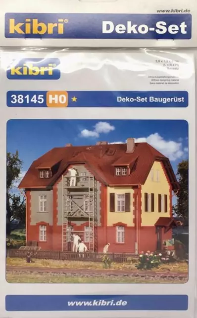 Kibri 38145 H0 - Ausgestaltungs- Set " Baugerüst " NEU & OvP