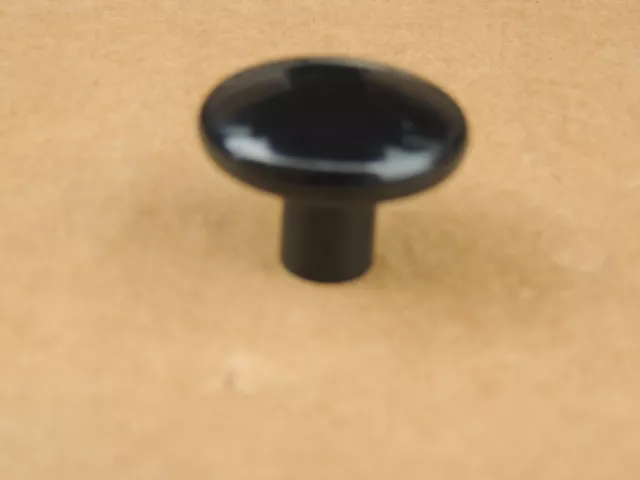 40 New Black Finish Plastic Knobs~Cabinet Hardware~#D34