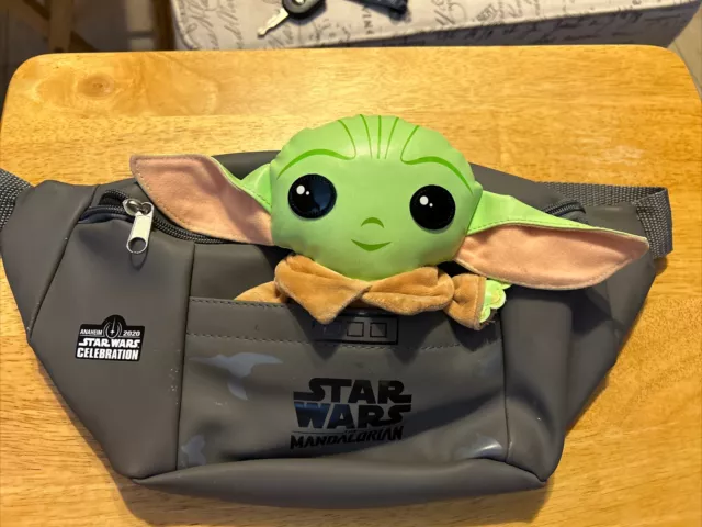 NEW Star Wars Celebration Anaheim 2020 Mandalorian Baby Yoda (Grogu) Fanny Pack