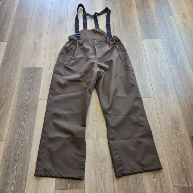 Pantalones RIVERS WEST 40/40 Olive Drab Bib Pesca Equipo de Lluvia Talla 2055 Para Hombre XL