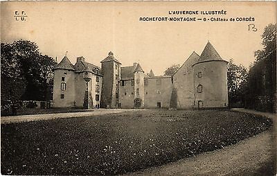 CPA AK Auvergne Illustrée ROCHEFORT-MONTAGNE Chateau de CORDES (408394)