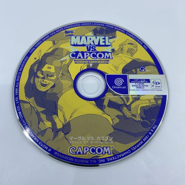 JEU VIDEO SEGA Dreamcast Marvel Vs Capcom Clash Of Super Heroes En