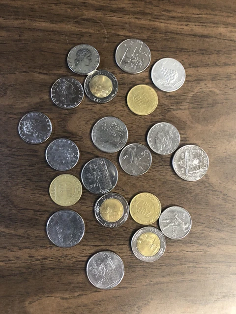 Italian Coin Lot Lira. La dolce vita On A Budget!