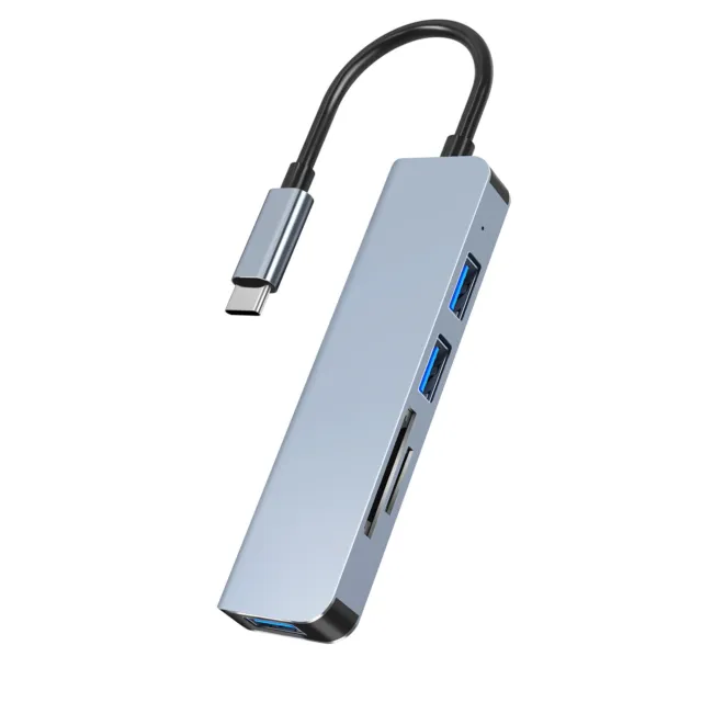 USB C Hub Adapter 5-in-1 Type C Docking Station Multi-port Hub for Laptop Tablet