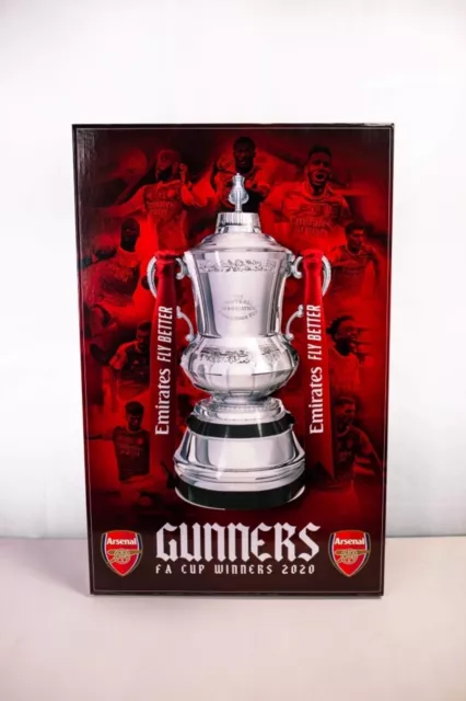 Arsenal FC FA CUP 2020 Winners Pop Out Poster 20" x 31" OFFICIALLY LICENSED