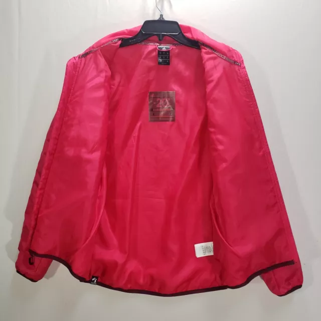 ADIDAS OUTDOOR Primaloft Womens Jacket Size SMALL Full Zip Nylon Pink Winter 3