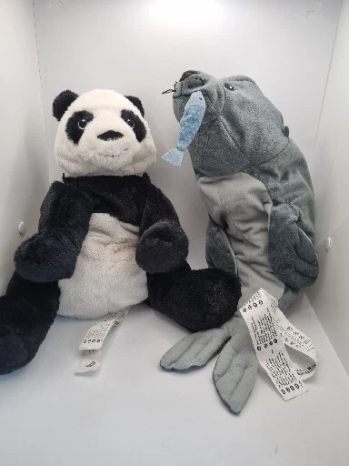 IKEA PANDA KRAMIG Seal Klappar Cirkus Plushes Stuffed Toy