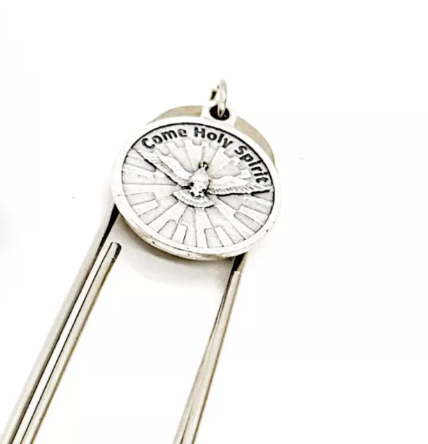 Come Holy Spirit Charm Bookmark, Faith Gift, Divine Love, Send Forth Your Spirit