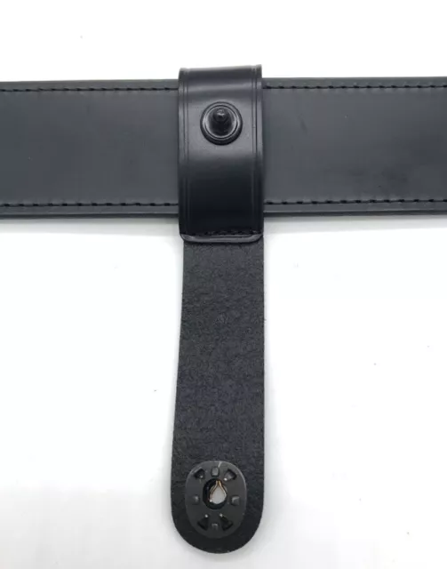 Perfect Fit 811-BSS Leather Black Safety Snap Handcuff Strap