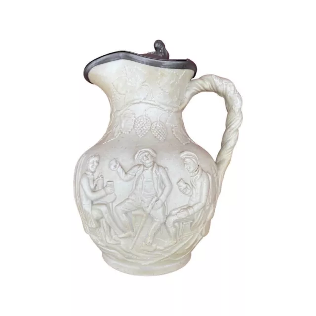 John Wood and Brownfield Cobridge Pitcher JWP and Co White 1809