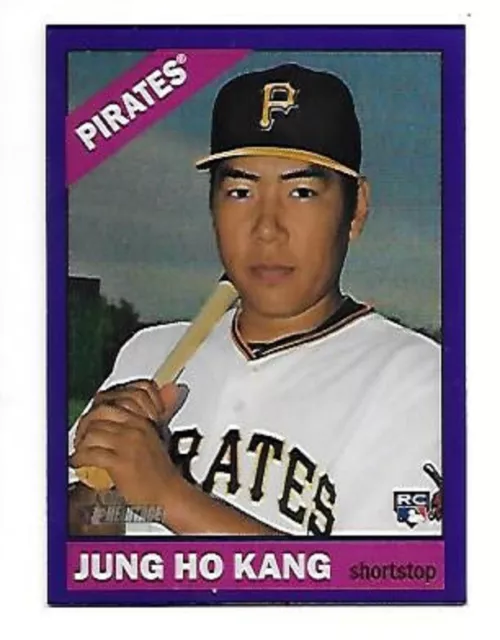 Jung Ho Kang 2015 Topps Heritage Chrome Purple Refractor #714 Pittsburgh Pirates