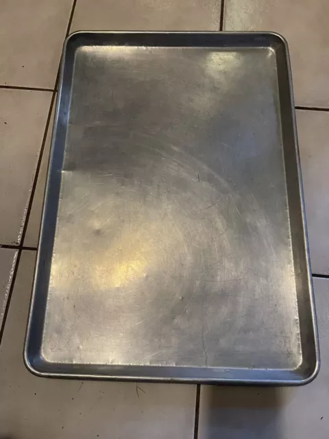 ALUMINUM BAKING PANS 18”x26”x1”FULL SHEET PAN SOLID USED