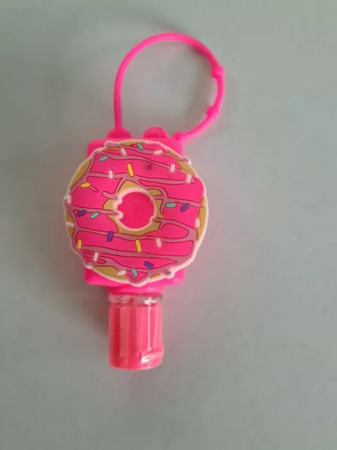 Lindo Llavero Desinfectante Dougnut Rosa Caliente Caramelo Perfumado Recargable Anti Bac