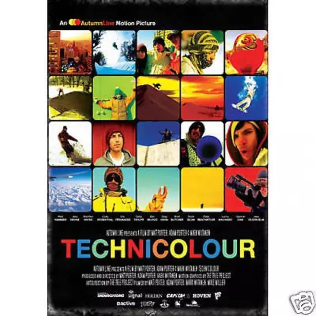 Technicolour - Snowboard DVD - All Region SALE