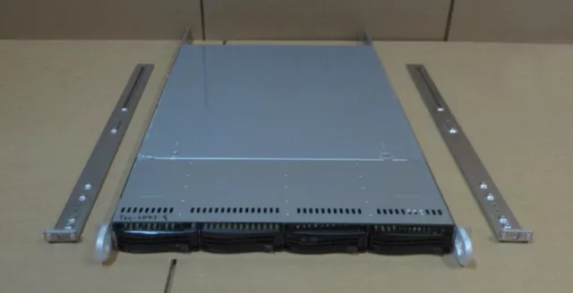 Supermicro SuperServer CSE-815 X9SRW-F E5-1650v3 16GB Ram 1U Rack Server