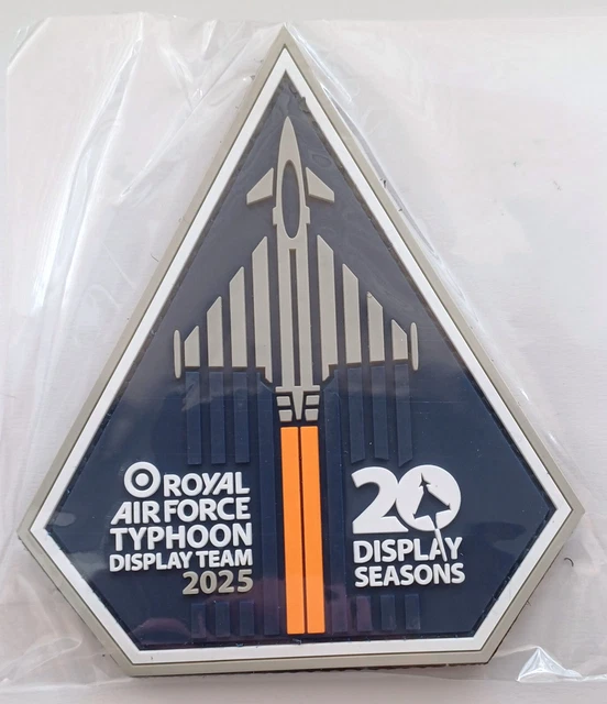 RAF TYPHOON DISPLAY Team 2025 Patch - 20 Display Seasons NEW £34.00 ...