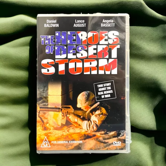 The Heroes Of Desert Storm DVD (1991) R4 War Movie History Baldwin Bassett