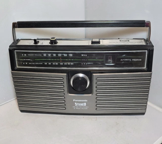 VINTAGE PANASONIC RS-8175 8-Track Recorder Player Radio/Playback