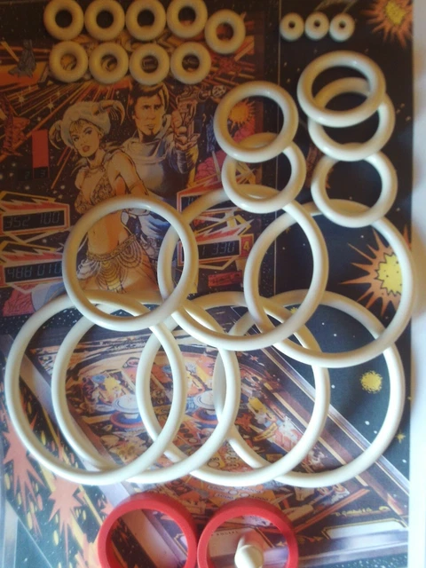 FLIPPER BALLY -AMIGO-KIT ELASTIQUES-CAOUTCHOUC-PINBALL RUBBER ring