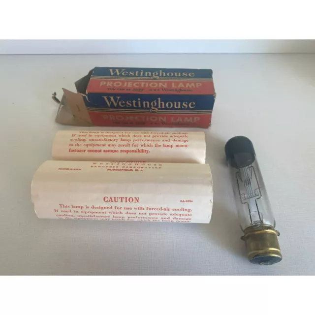 Lámpara de proyección vintage Westinghouse 750W 120V T12 bombilla, cámara de fotografía
