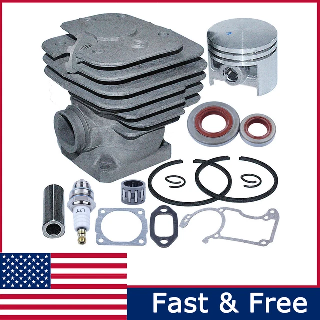 thumbnail interactive-video image 1 of 42mm Cylinder & Piston Kit For Stihl 024, 024 AV, MS240 Chainsaw – With Nikasil & Oil Seal 1 of 5