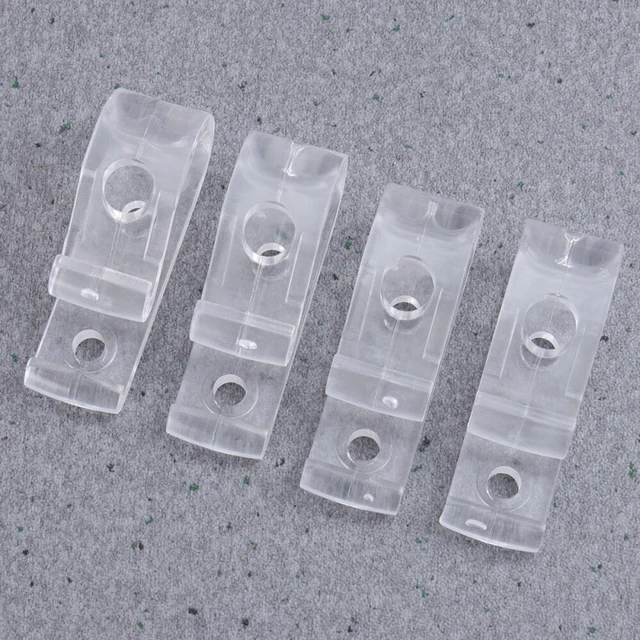 Fermoirs De Tige Pour Stores - Bouchons De Positionnement Transparents - Accessoires De Réparation Pour Stores Et Rideaux - 10