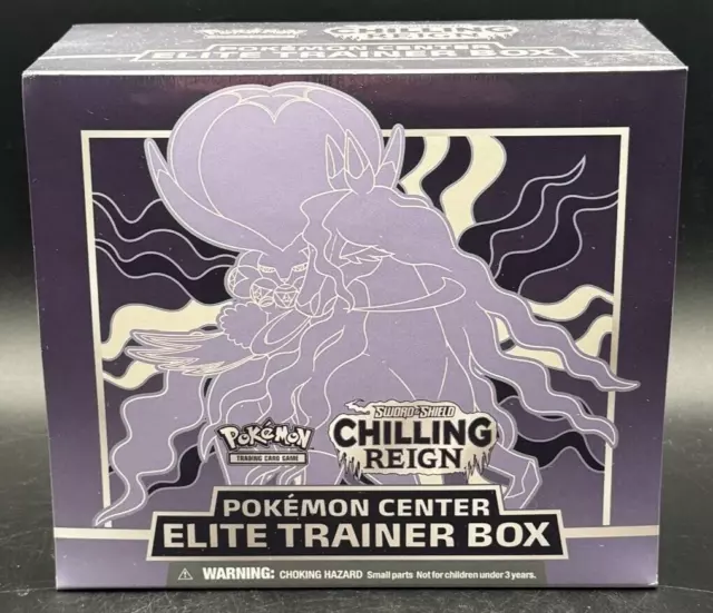 Pokémon JCC Espada y Escudo Escalofriante Reino Pokémon Centro Elite Entrenador Caja Nuevo