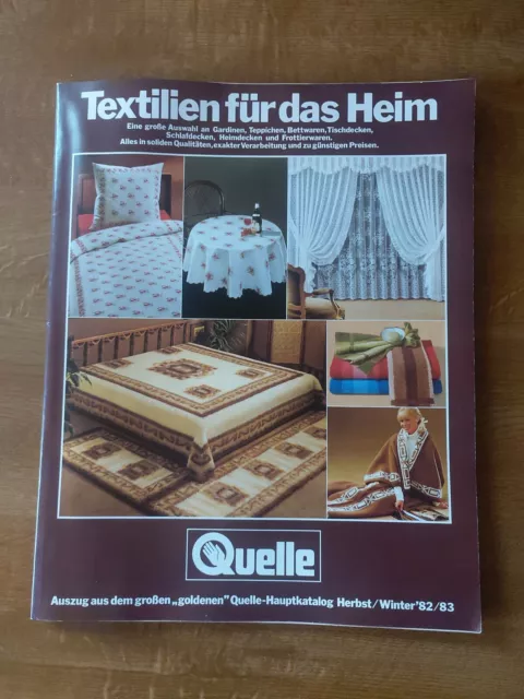 Quelle Katalog Textilien für das Heim 1982/83 Herbst Winter