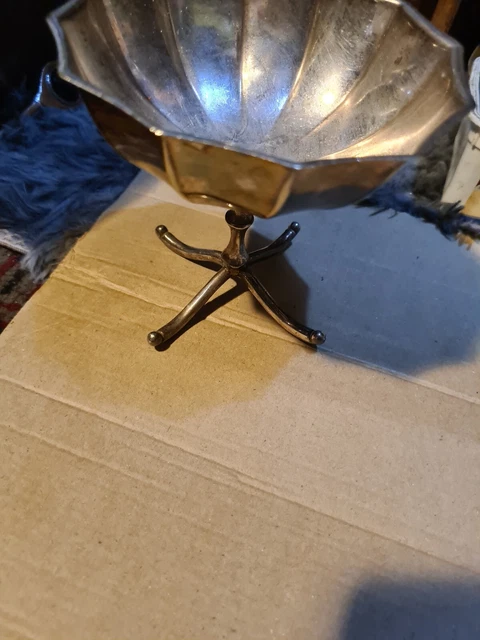 Silver Pedalstool Bon Bon Bowl-Dish Great Shape See Pic's