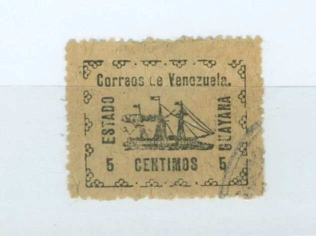 Venezuela Counterfeit local stamp State Guyana MH