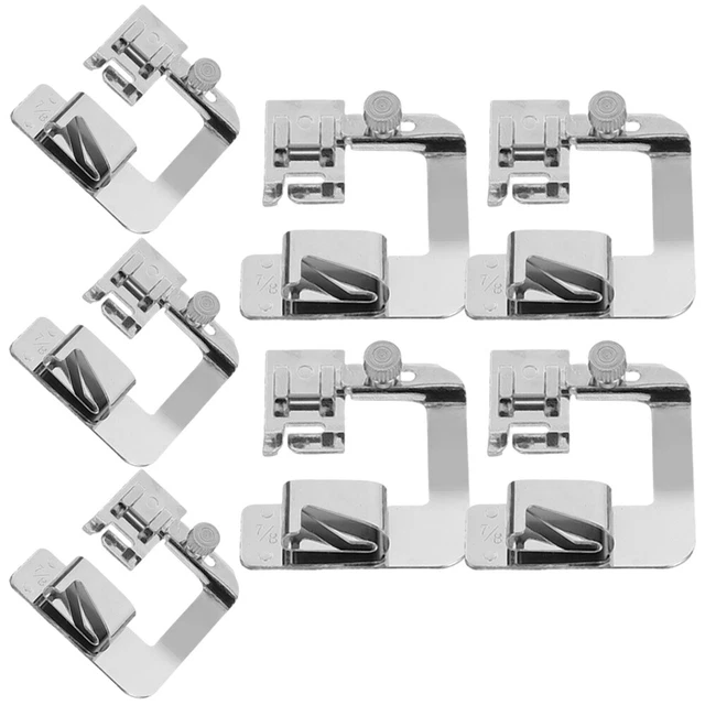 7 piezas patas de costura intercambiables, pie de costura de metal, pies de costura profesionales como repuesto