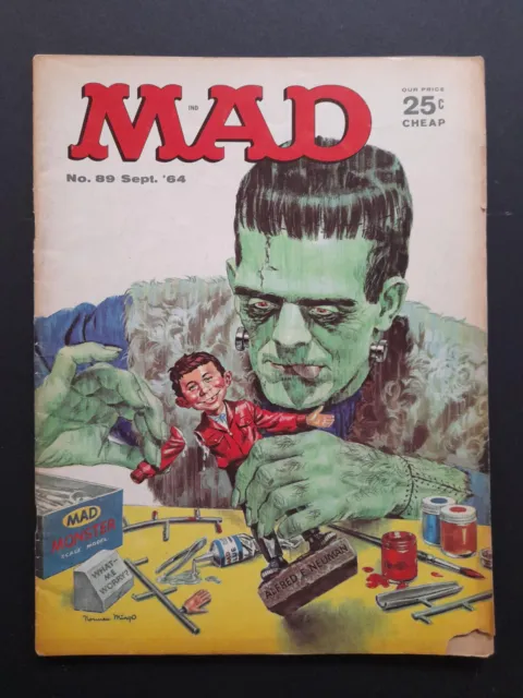 Mad magazine #89 ,September 1964, Frankenstein, etat correct
