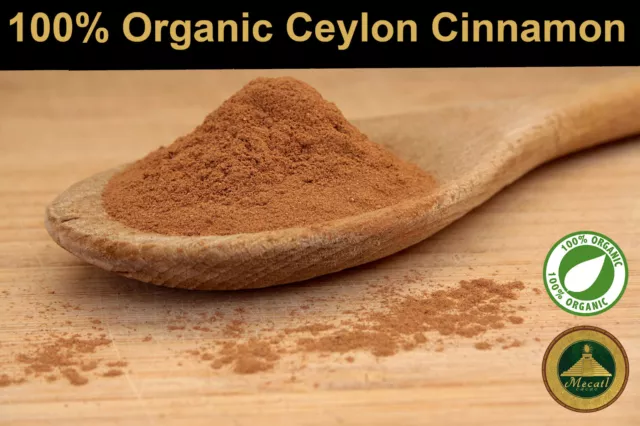 Organic Cinnamon Powder 200g True Ceylon Cinnamon Cinnamomum Verum FREE Postage