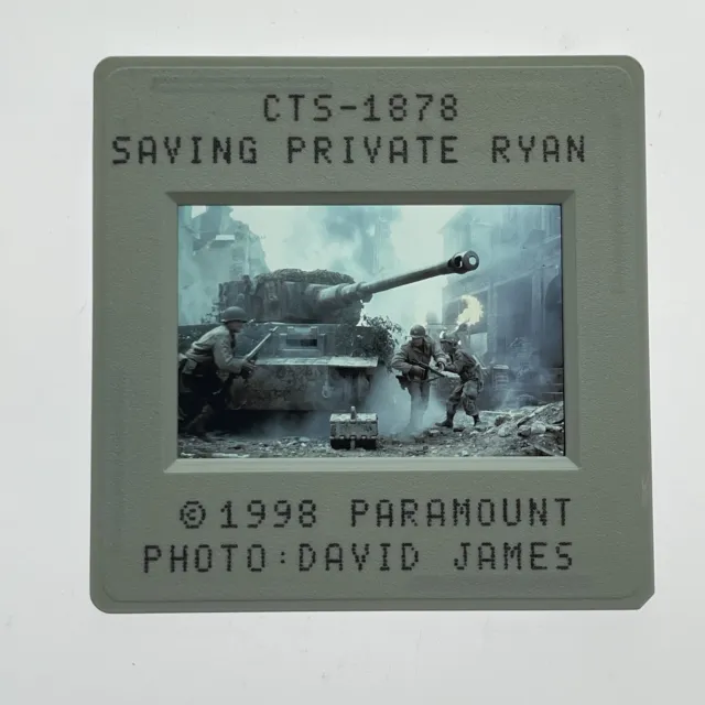 Saving Private Ryan War Film Soldier Tank Military  Movie S35402 SD15 35mm Slide