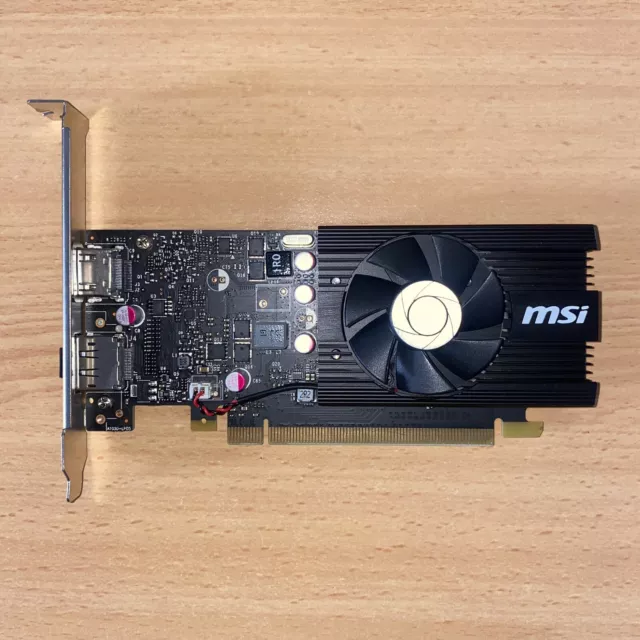MSI GeForce GT 1030 2GB Low Profile OC Graphics Card NVIDIA