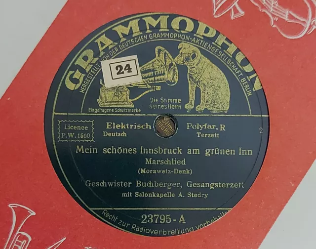 Marschmusik Schellackplatte 78rpm