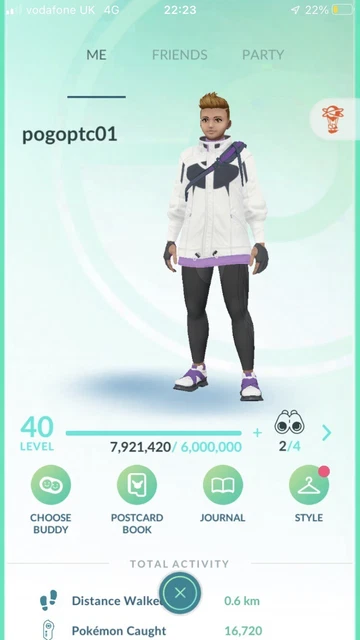 Reaching level 40 in Pokémon Go