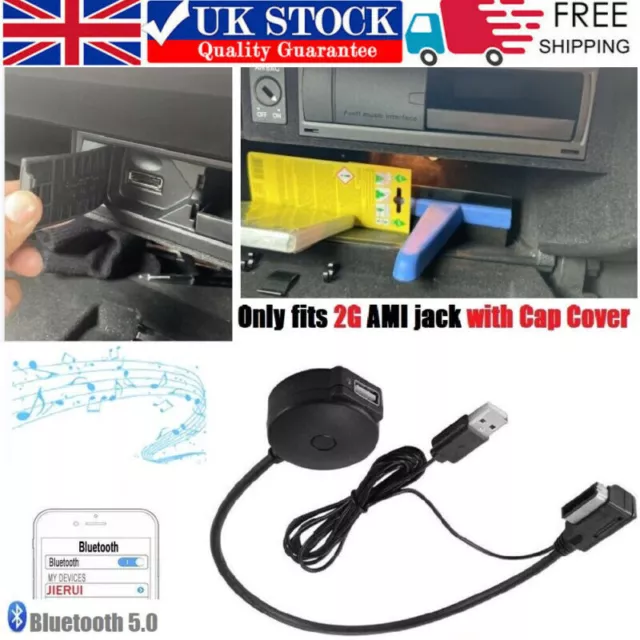 Audi VW Bluetooth Music Streaming Adapter iPod Media Interface Cable MMI 2G Lead