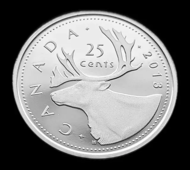 *** 2013  Canada  25  Cents  Proof  Ultra  Heavy  Cameo  99.99  Fine  Silver ***