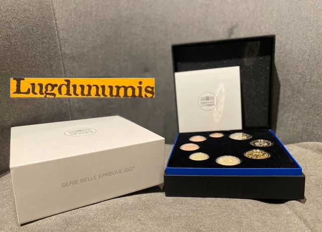 Coffret 8 Pièces De Monnaie Française 1 Cent à 2 Euros - Année 2001