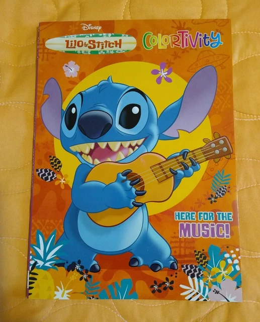 DISNEY LILO & Stitch Jumbo Coloring & Activity Book Tear/Share Pages 🆕🆓