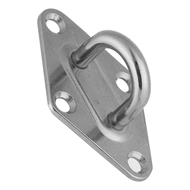 (6 mm)) Pad anticorrosione occhi soffitto gancio piastra occhi acciaio inox pesante
