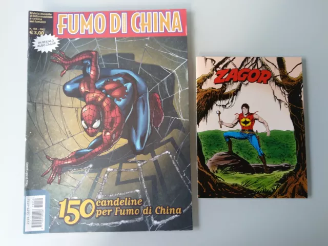 FUMO DI CHINA n. 150 + ZAGOR  albo mini esclusivo - Cover inedita Gallieno Ferri