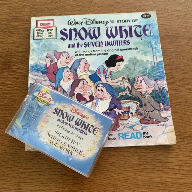 WALT DISNEYS SNOW White And The Seven Dwarfs 1977 24 Page Read Along ...
