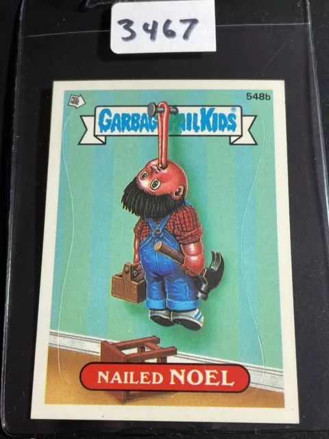 1988 Topps Garbage Pail Kids GPK Card Series 14 OS14 548b Nailed Noel NrMINT