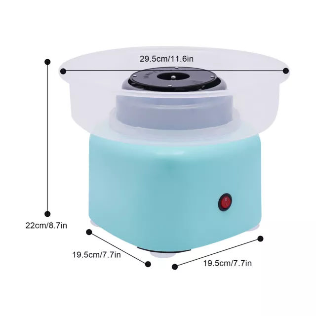 Electric Commercial Cotton Candy Machine Candy Floss Maker Blue W/Sugar Scoop