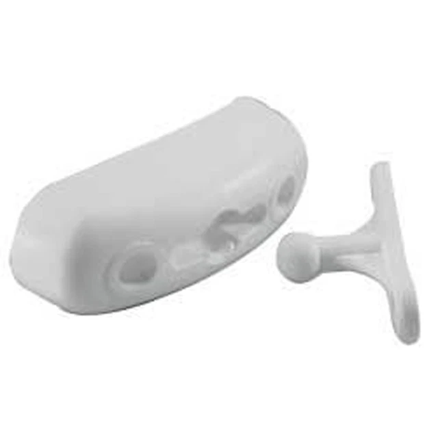 White Door Catch Spacer For Swift Autotrail & Rapido – Male/Female Fit – 9826402 / 73332