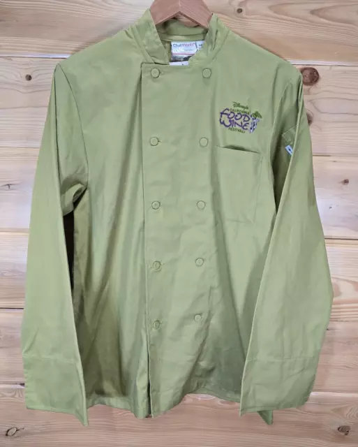 Chef Works X Disney’s California Food Wine Festival Chefs Coat Size Small New