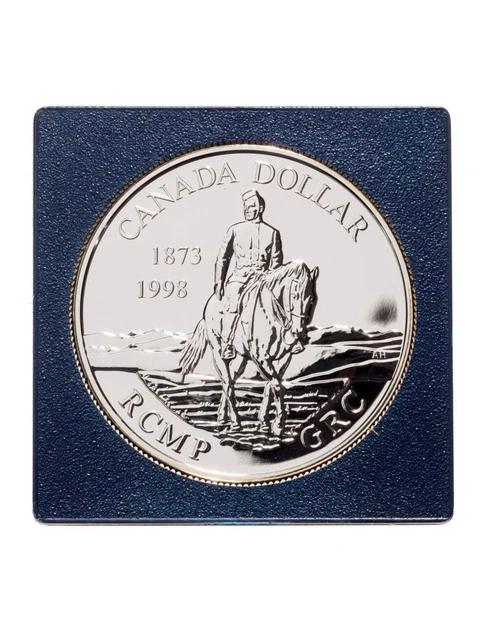 1998 カナダ銀ドル プルーフ RCMP 125 周年記念 1998 CANADA SILVER Proof 125 Anniversary of RCMP $48.11