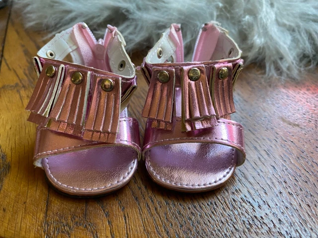 Paire De Chaussures Cuir Pour Poupée Ancienne – Raynal – Occasion